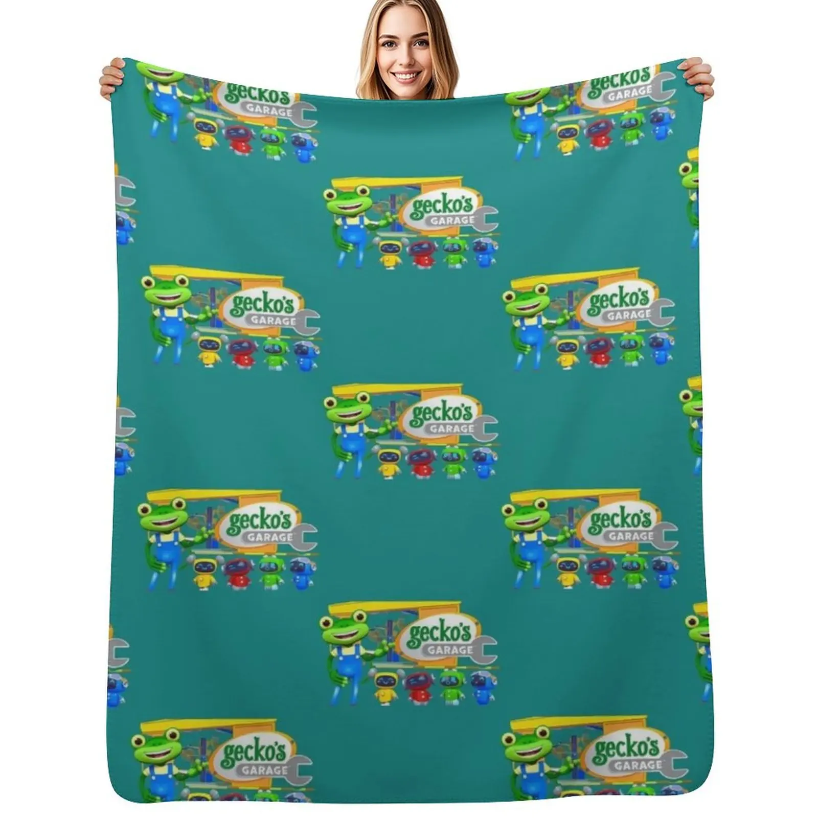 

Geckos garage kidshoodie Throw Blanket Anti Shedding Soft Fuzzy Blanket for Home