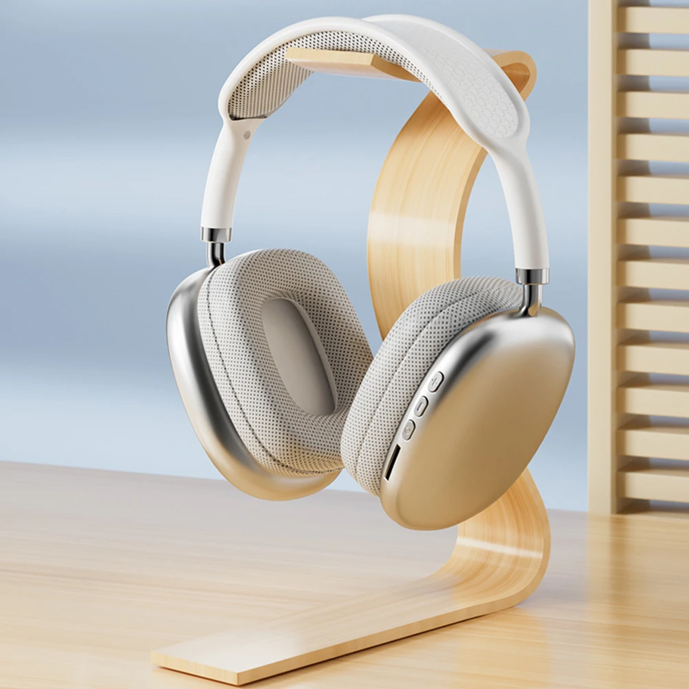 Auriculares inalámbricos P9 Pro Max con Bluetooth, audífonos con cancelación de ruido, micrófono sobre la oreja, deportivos, videojuegos, con ranura para tarjeta TF, novedad