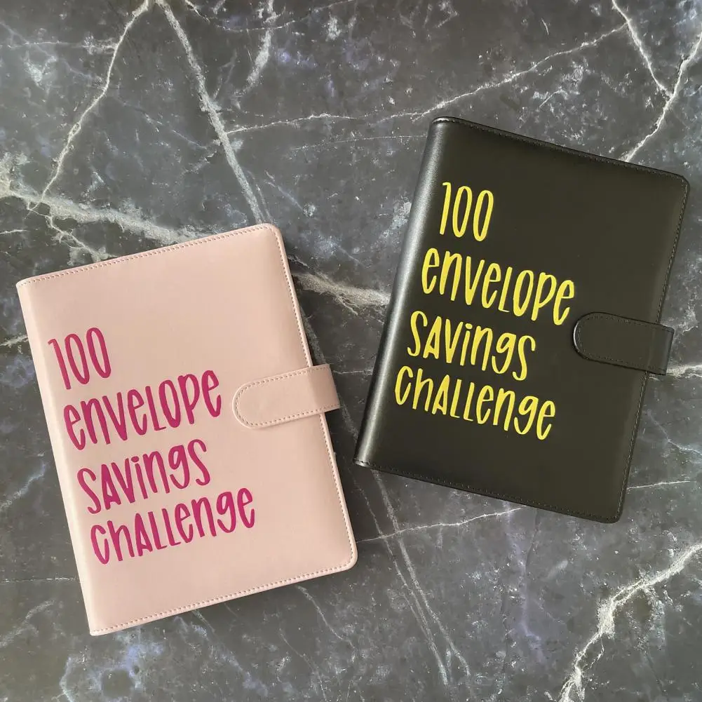 Envelope Challenge Binder Portable 100 Envelope Challenge Planning Notebook Flipchart Budget Flipchart Cash For Home Vacations