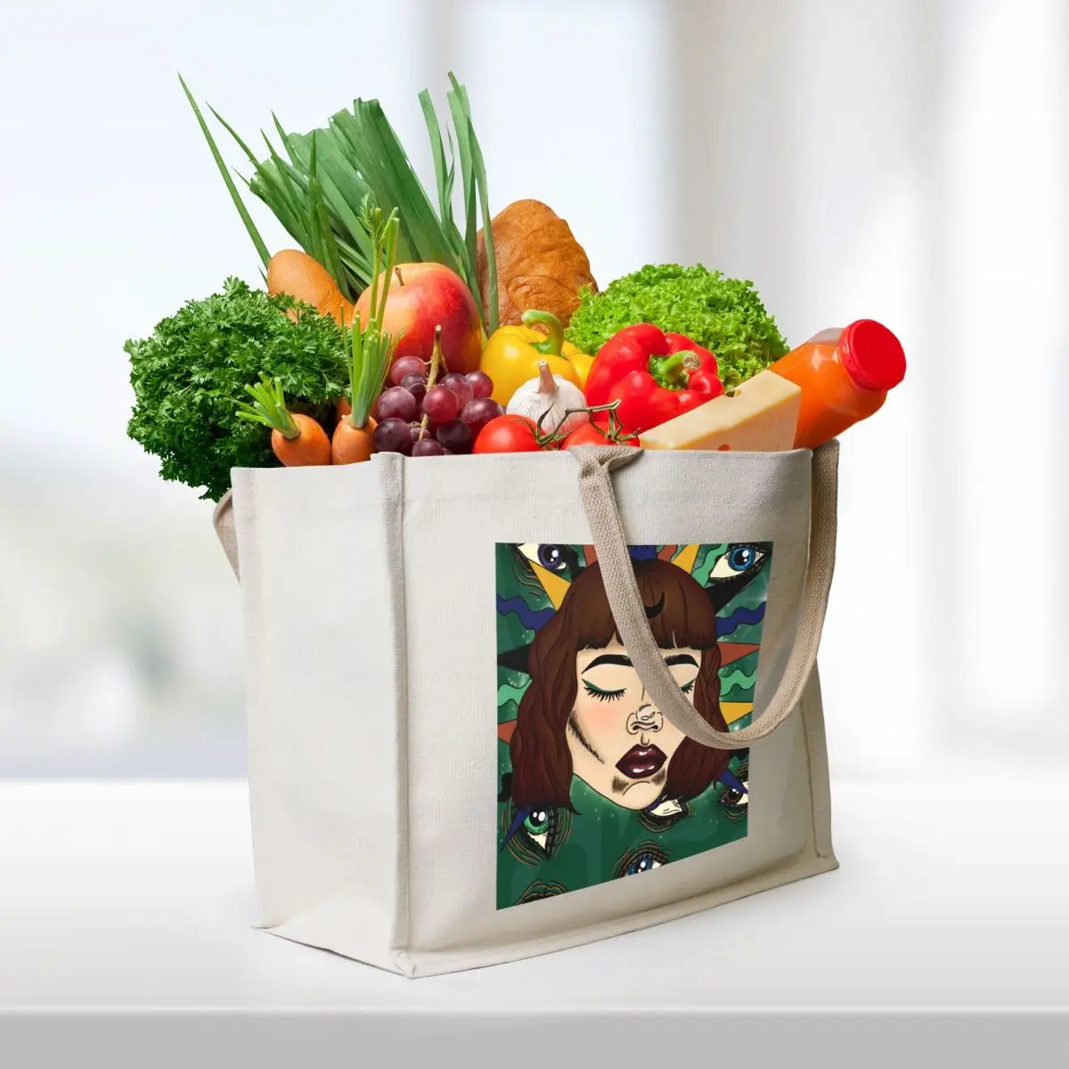 The eyes the mirror of the soul Tote Bag Women's tote bag bag luxury women Candy bags