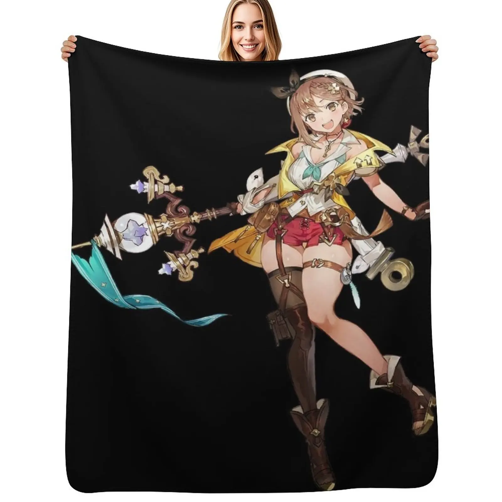 Chara Ryza Throw Blanket Stylish Couch Blanket for Home Living Room