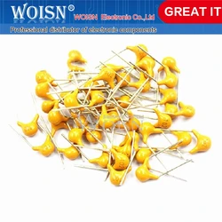 50PCS Monolithic capacitor Screen printing: 105 (1UF) spacing 5.08mm
