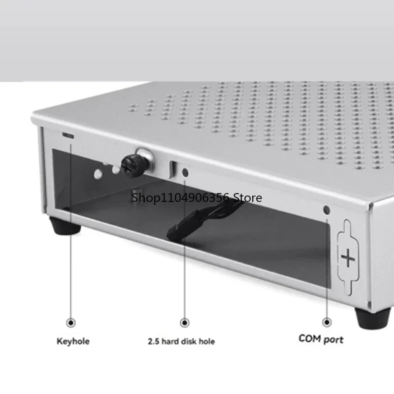

for TX03 Mini All Aluminum Case Thin Itx Small Host Quiet Industrial Computer Mini Half Height Stylish