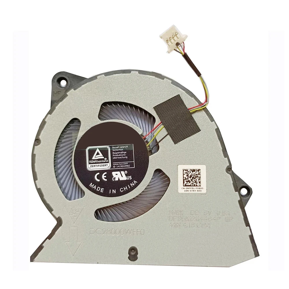 Laptop CPU Fan For Dell 15 DC15250 DC15255 BN7506S5H-000P For Integrated Graphics UMA