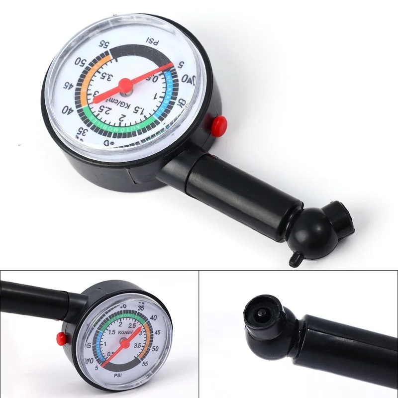 Car Tire Pressure Gauge Indicator Auto Motorcycle Bicycle Wheel Air Pressure Meter Tester Mini Dial Auto Tire  Diagnostic Tools