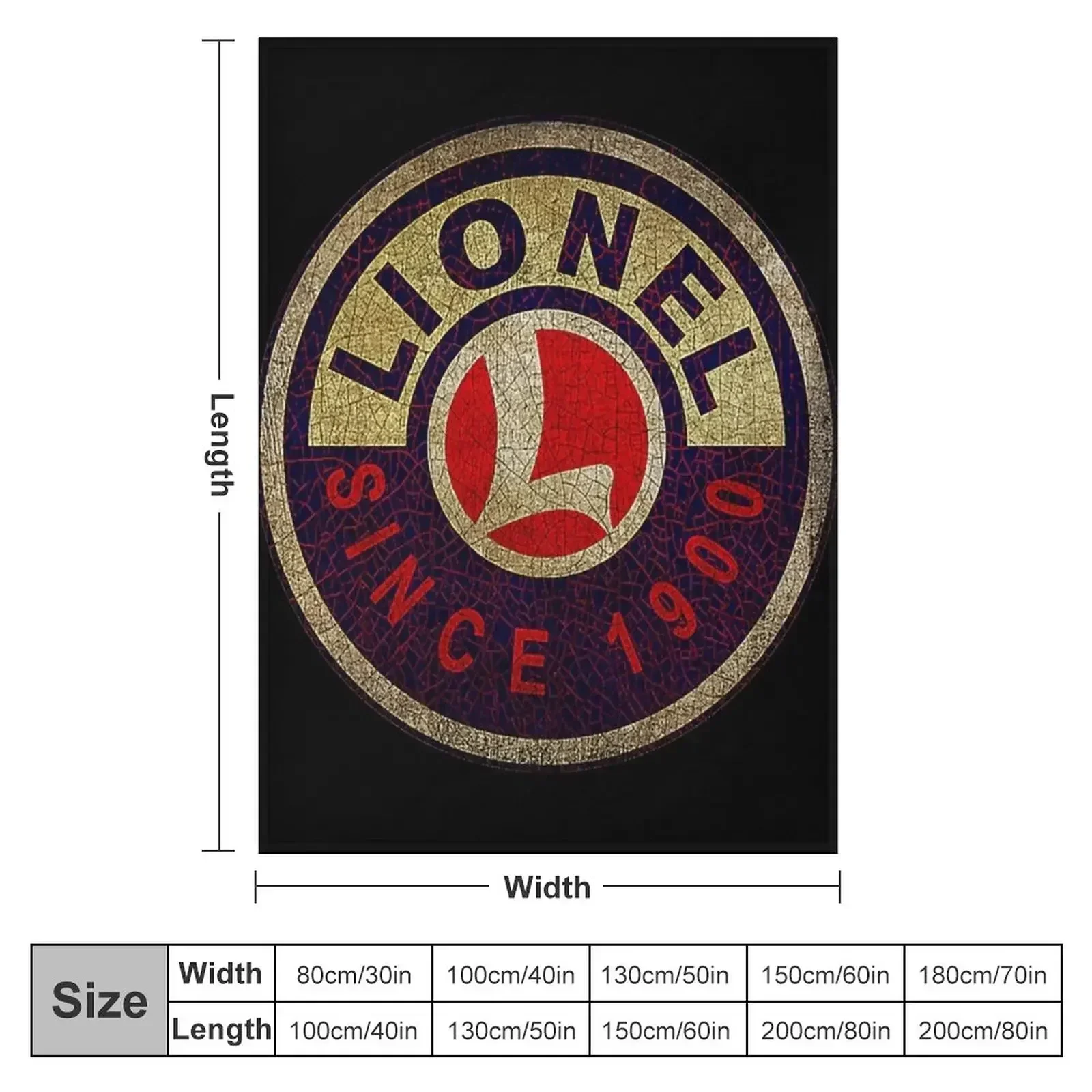 Lionel Model Trains Shirt Throw Blanket couch cozy soft plush fuzzy picnic outdoor blanket