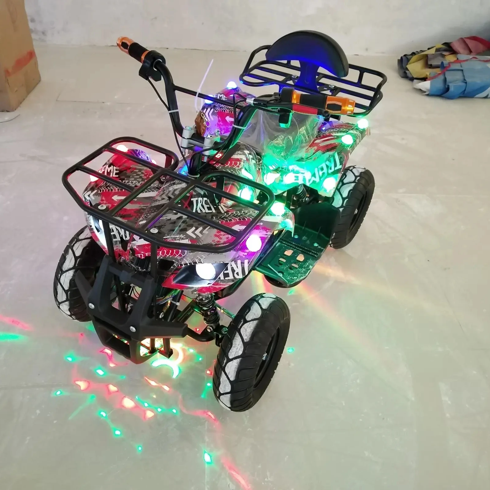 

Customizable 360 Degree Kids ATV Bumper Car for Outdoor Entertainment Electric Remote Control Colorful Theme Parks on Sale