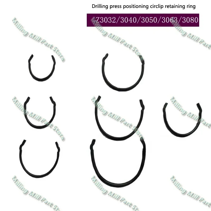 

Semicircle Retaining Ring Spring Coil Collar Circlip 25#35#45# Zhongjie Rocker Arm Drill Press Z3032 3040 3050 3063 3080 Parts