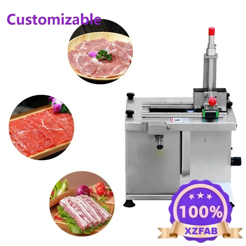 Factory Direct 2026 Commercial Automatic Heavy Duty Meat Slicer Stainless Steel Fresh Beef Lamb Cutter For Hot Pot Cooked Meat