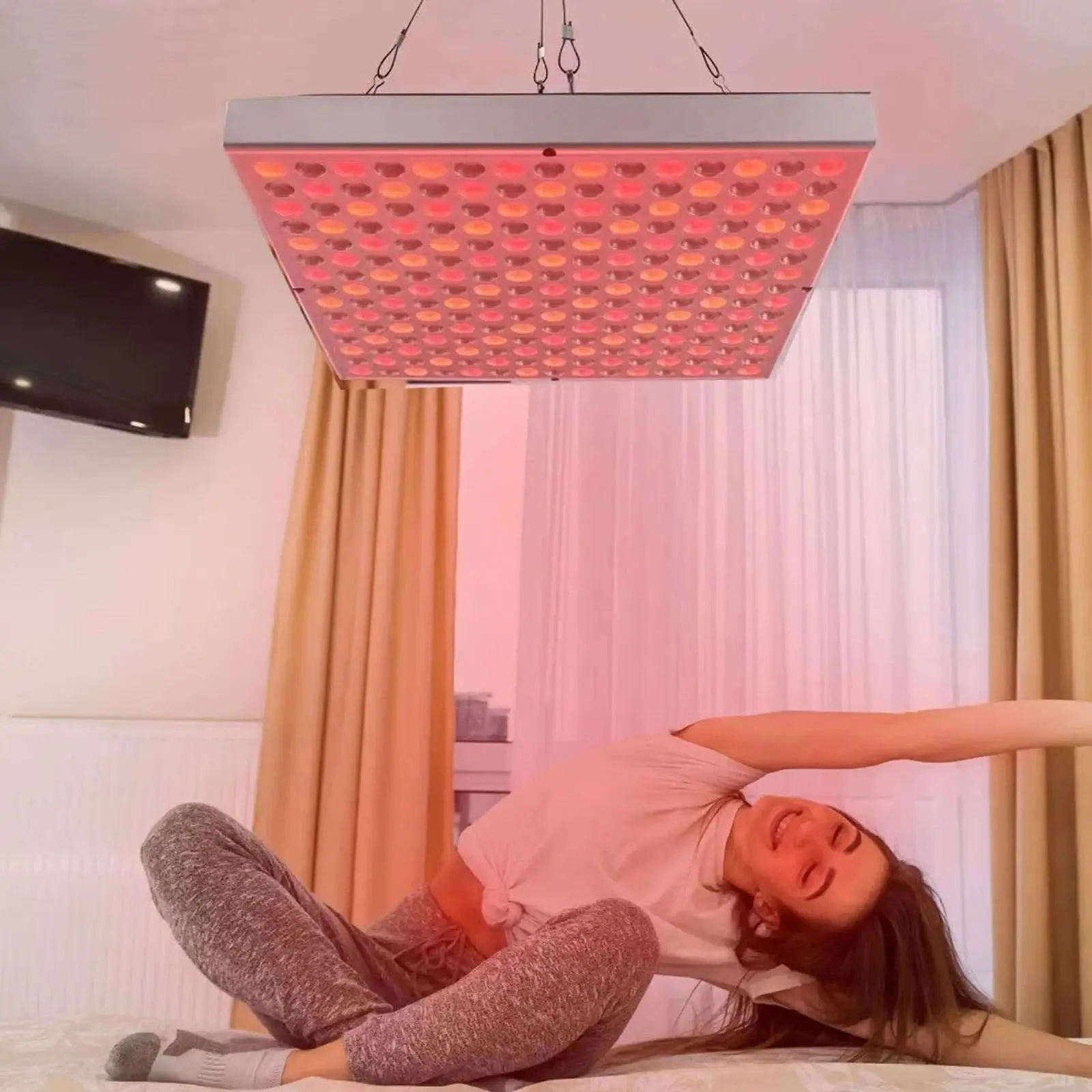 660nm/850nm Red LED phototherapy combination panel beauty panel lamp  home heating lamp instrument 45W physiotherapy