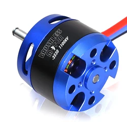 Motore Brushless, 3530/65/1100kv metallo ad alta efficienza compatibile per accessori per la modellazione di aerei telecomandati RC