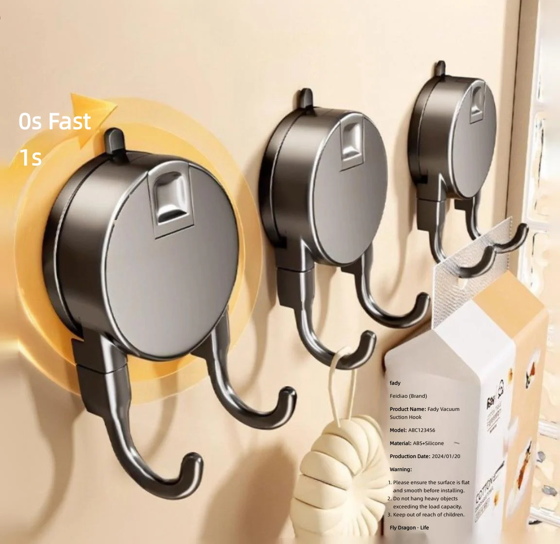 

Крючки на присосках без сверления, многофункциональные, для ключей, одежды, полотенец, халатов, для ванной и кухни, органайзер, аксессуар