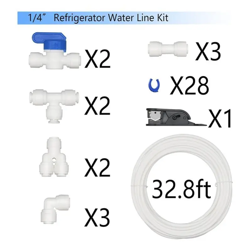 [B25B!】 Water Line Kit, 1/4