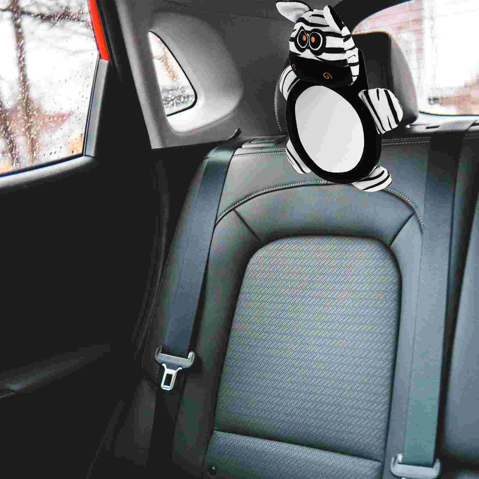 Car Rear Facing Mirror Children's Rearview Toy Seat Cartoon Black Toddler Infant