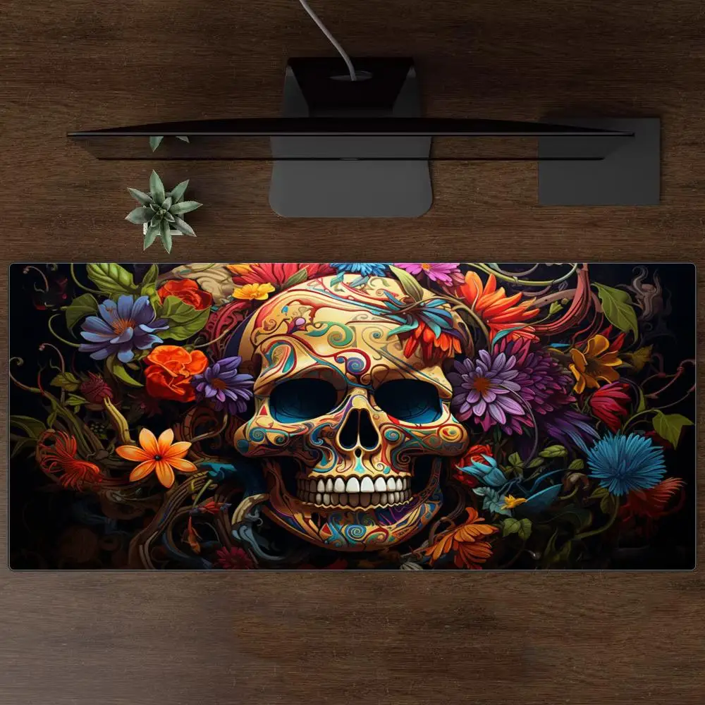 

Horrible Halloween Skull Ghost Mouse Pad Super Large Dirt-Resistant Non-Slip Gaming Gaming Pad