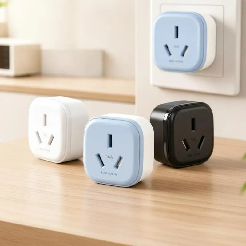 10A to 16A Power Plug Adapter, Flame-retardant PP 4000W Adapter for Home AC and Water Heater Use