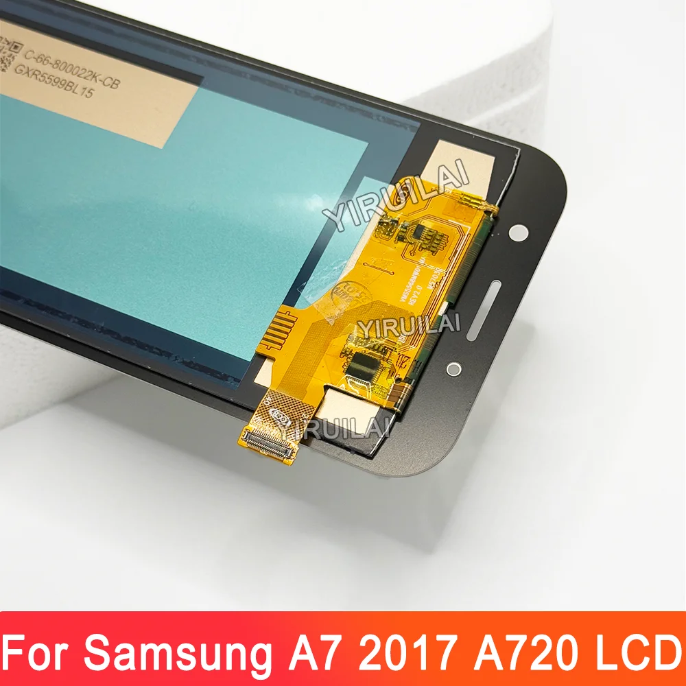 TFT For Samsung Galaxy A7 2017 A720 Display Touch Screen Digitizer Assembly Replacement For Samsung A720F A720M SM-A720F