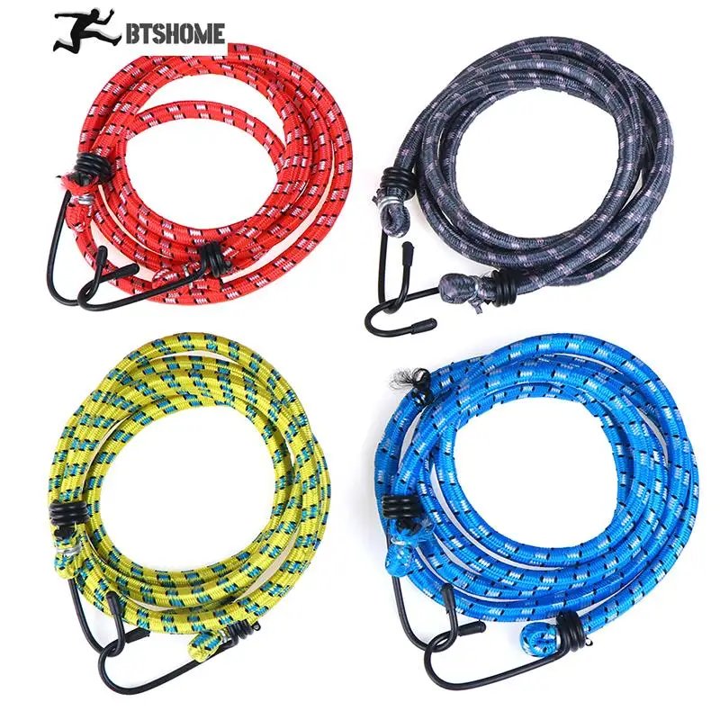 1.5m Elastic Luggage Rope Bicycle Bike Cycling Hooks Bandage Straps Belt Box Packing Rope Tie Equipment Accessory