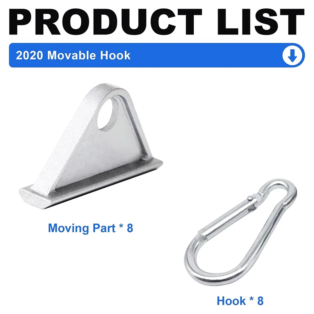 ABNJ 8 Pacote 2020 Gancho Desl - V Slot Aluminum Extrusion avaliação e preço