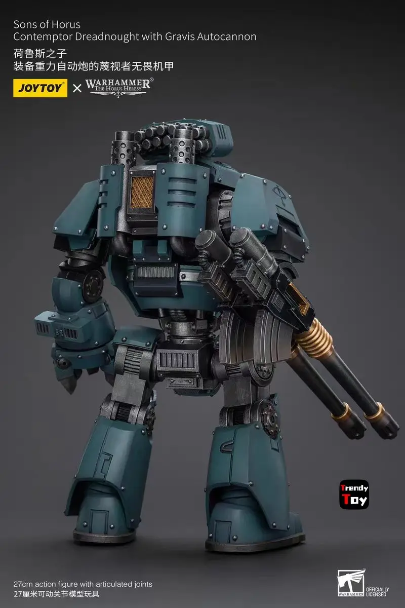 

【JOYTOY】Warhammer 40K Sons of HorusContemptor Dreadnought с Gravis Autocannon 1/18 Фигурка Модель игрушки
