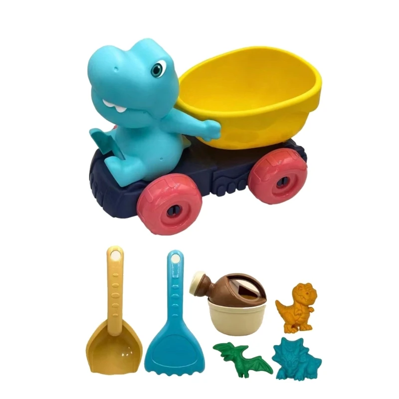 Sand Toy Beach Set Bucket, Molds, Shovel Building Tool Kits for Kids Toddlers