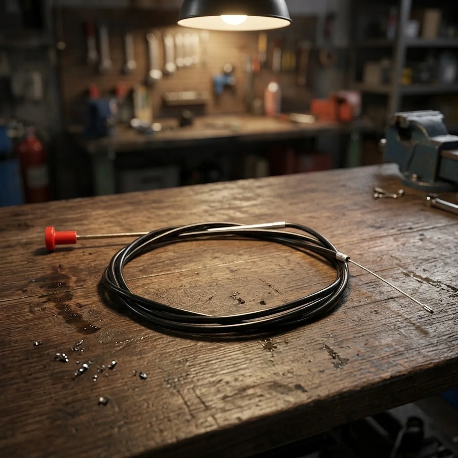 Shutdown Cable for Tractors Providing Reliable Engine Stop Functionality Push Pull Choke Cable 2245 for Agricultural Use