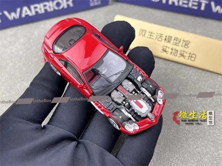 SH 1/64 MB SLR Red Diecast Model Car Collection Limited Edition Hobby Toys