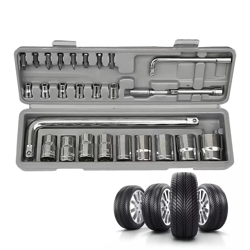 Mechanic Socket Set Hand Tool Kit with Storage Case for Home Garage Workshop Car Motorcycle Truck Repair