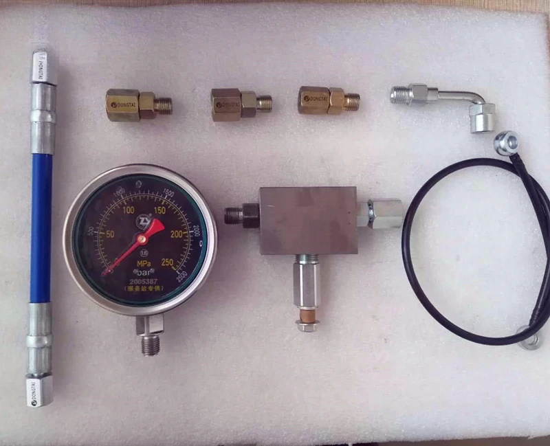250MPa High Pressure Common Rail Pump Plunger Test Measuring Tool Sets With Relief Protection For Laboratory Injector Testing