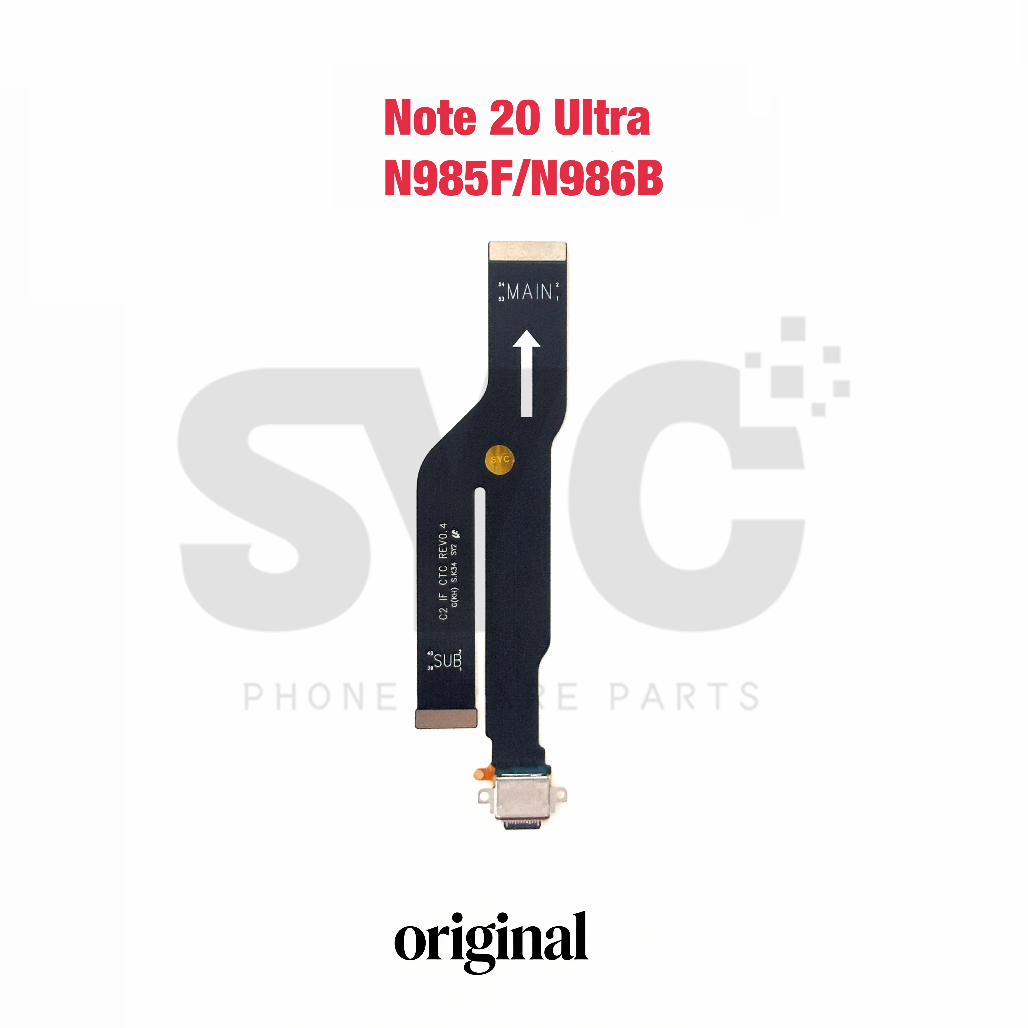 Original USB Charging Board Dock Port Flex Cable Repair Parts Replacemen for Samsung Note 20 Note 20 Ultra 5G image 5