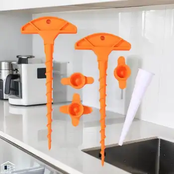 Prémiová sada víčka a trysky na tmel na sklo, zabraňuje rychlému vysychání trubek 10 nejlepší prodej Premier Optics - №5