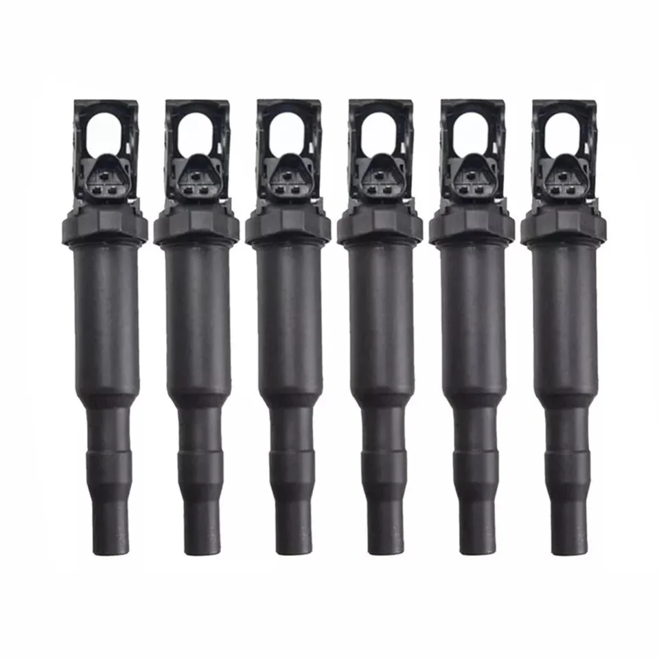 1/6pcs 12137594937 0221504470 High Quality Ignition Coil For Bosch BMW 325i 328i 335 525 528 530 535 X3 X5 X6 0221504470 UF592