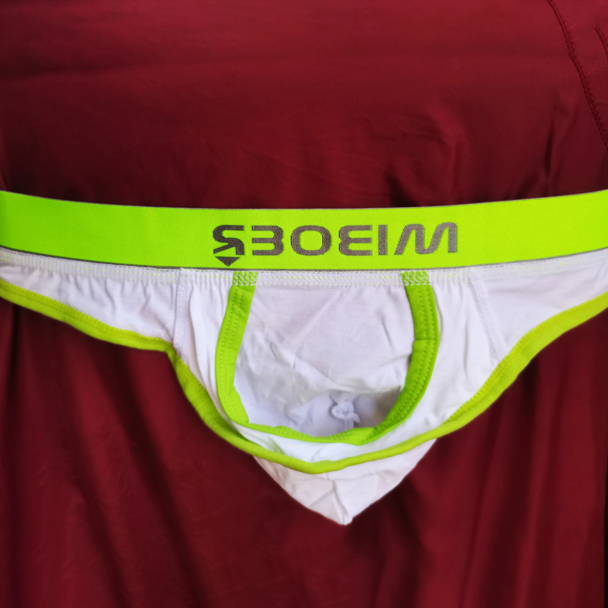 Men's Cotton Backless Tanga Underwear Sexy Bulge Crotchless Thong with Penis Pouch Comfortable Breathable Gay Lingerie for Men