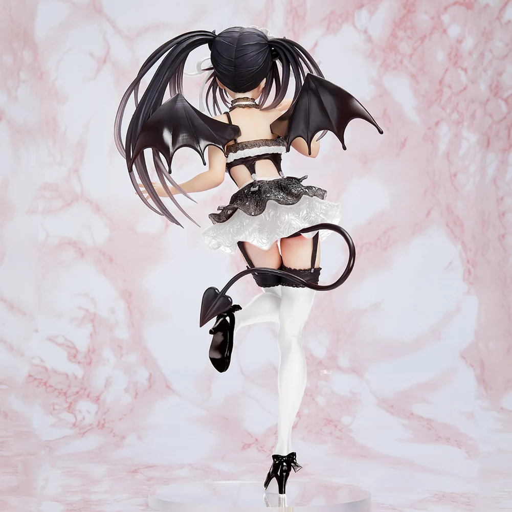 Figurine de bureau en Pvc, Tokisaki Kurumi, support de figurines d'action, décoration, modèle de poupée, jouets de Collection, cadeau de vacances, 20cm