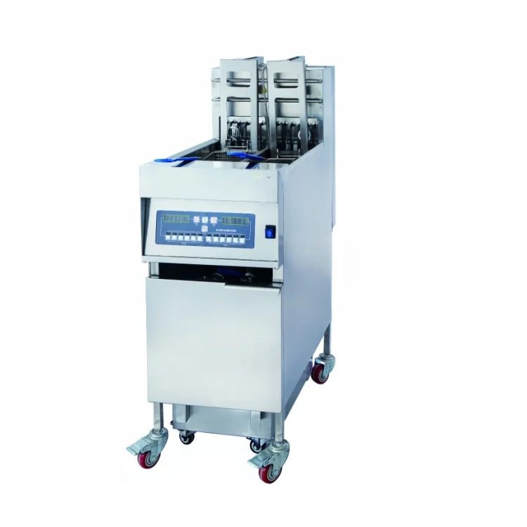 

Фритюрница электрическая 18 кВт с компьютерным управлением, подъемным механизмом и фильтром для масла, 1 бак, 2 корзины, для кухонного оборудования