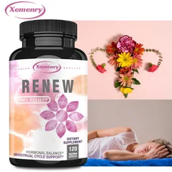Restore PMS Relief Capsules Supplement, Multi vitamin, Hormone Balance, Menstrual Cycle Support, Mood and Monthly Wellness