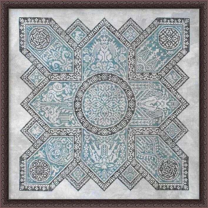 

palace wall of puzzle castle 53-53 Cross Stitch Ecological Cotton Thread Embroidery Home Decoration Hanging Painting Gift