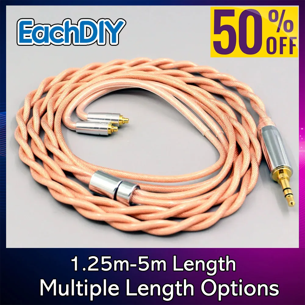 

Тип6 756 ядер экранирующий 7n Litz OCC кабель для наушников для Sennheiser ie200 IE300 ie600 IE900 2,8 мм 7971