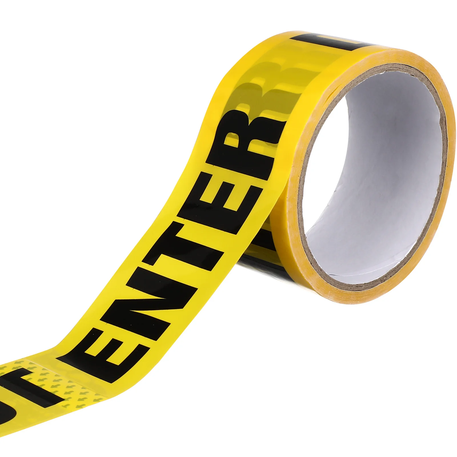 Golden Yellow Safety Tape Waterproof Wear-Resistant Anti-Slip Sticker Pvc Warning Strips For Floors Walls Pipes Grind Arenaceous