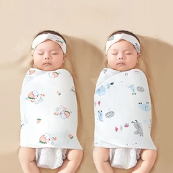 Semplice bambino bambini per bambini trapunta panno Swaddle coperta spessa più caldo ragazzi ragazze avvolgere caldo sonno asciugamano da bagno neonato regali