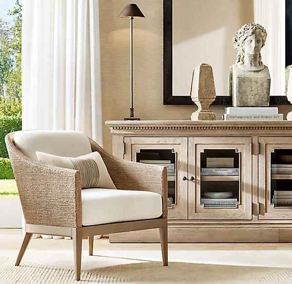 *Modern Sideboard Home Hotel Livingroom Furniture Handcrafted Solid Hardwood Fine Veneers Glass Sideboards