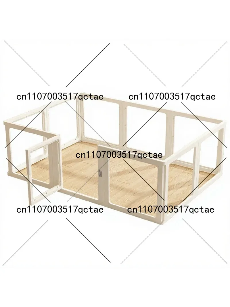 Clear Acrylic Pet Playpen Indoor Dog Kennel Fence Easy Clean Safety Enclosure with Removable Panels for Puppy