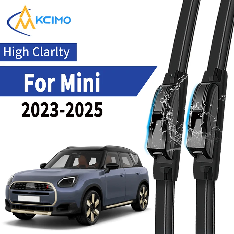 

2pcs Silent Wiper Blades for Mini Countryman U25 2023-2025 All-Weather Durable Rubber Windscreen Wiper Car Accessories