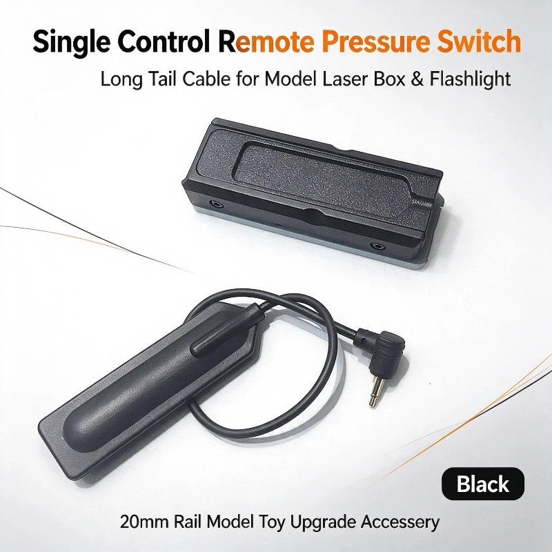 Extended Wire Pressure Activated Switch, Single Channel Trigger for Light Module, 20mm Rail Compatible Hobby Simulation Fitting
