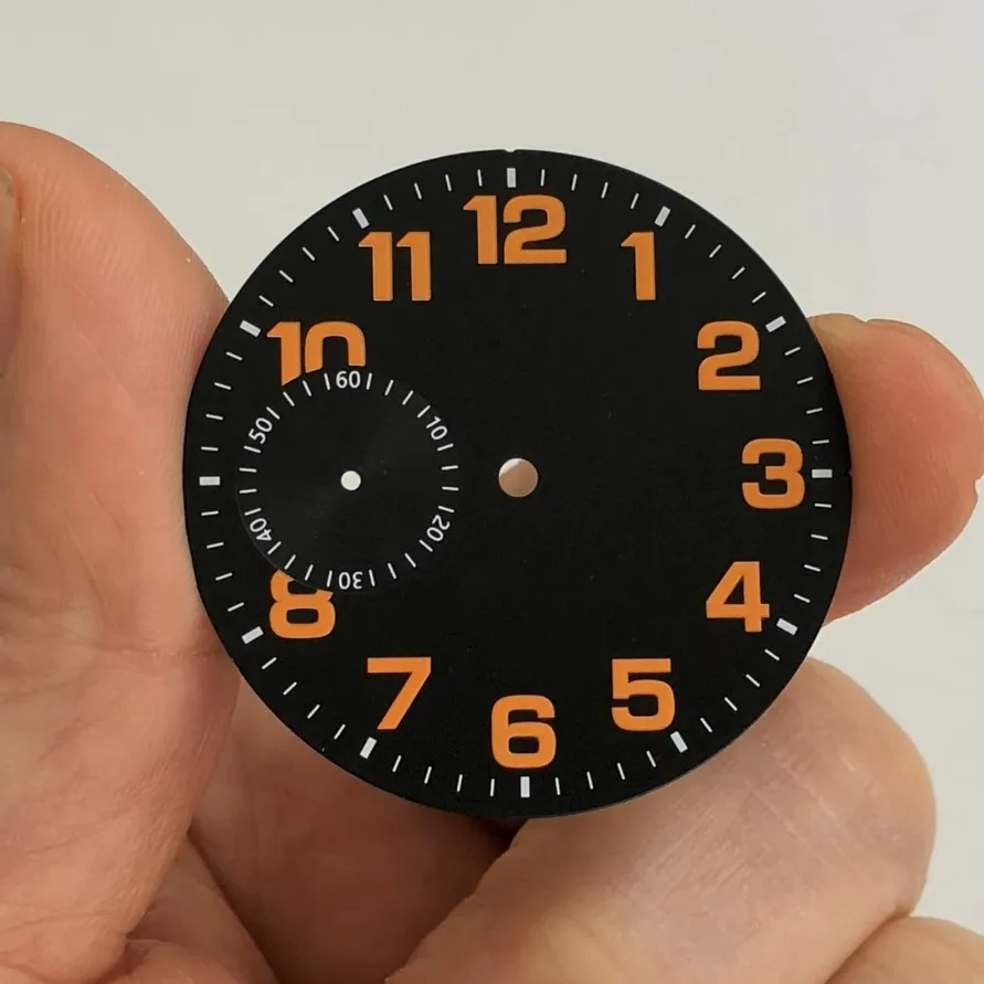 41mm Big 6497 Dial Enamel White Or Luminous Dial Suitable For ETA6497/ST3600 Movement Watch Accessories BP1226-25-A