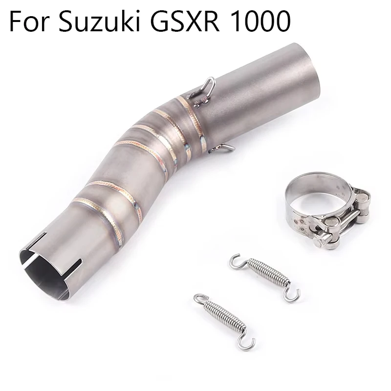GSXR 1000 Hochwertiges Motorrad-Auspuff-Mittelrohr-Verbindungsrohr für Suzuki GSXR 1000 GSX R1000 GSXR 1000 2005 2006 Verbindungsrohr