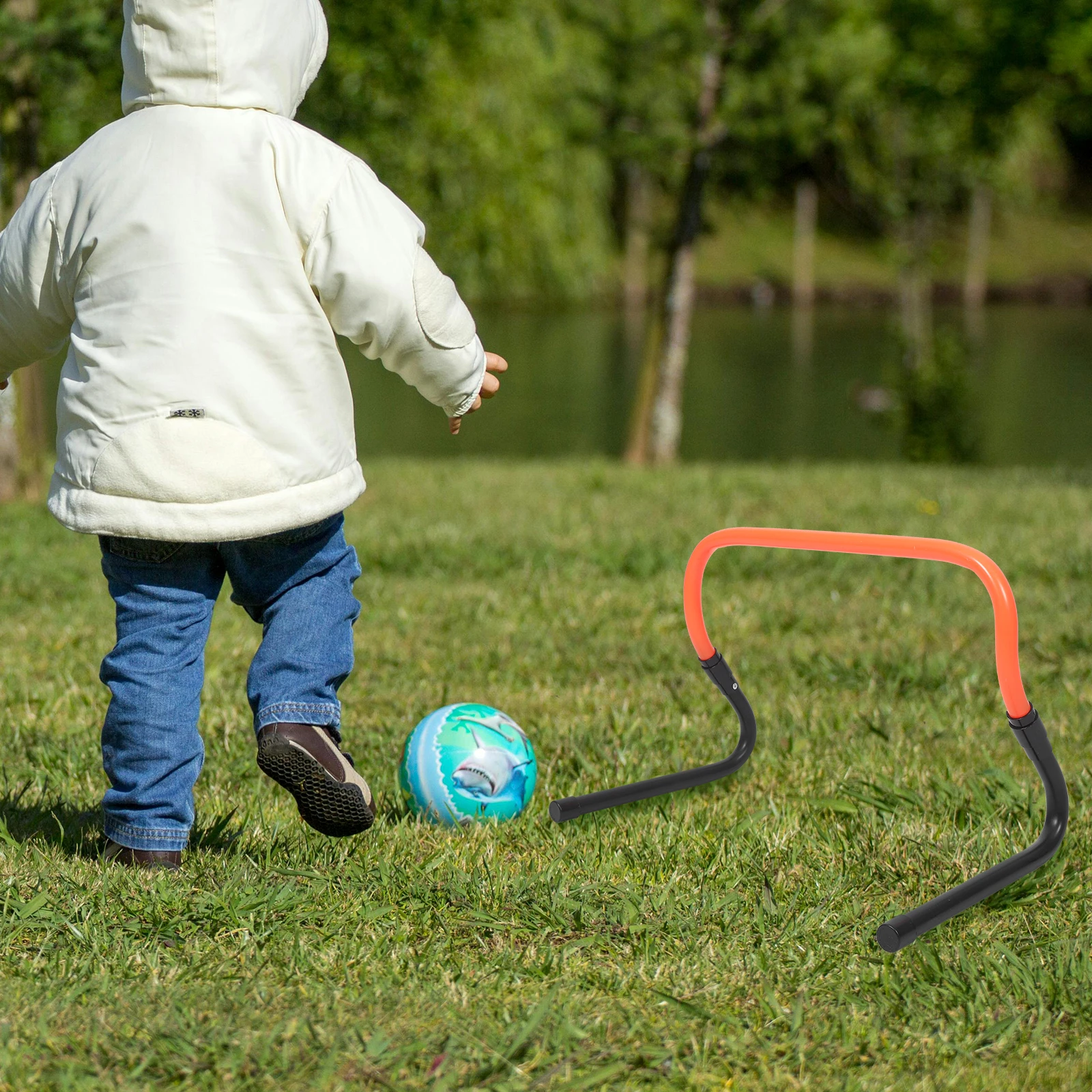 

Plastic Football Speed Hurdle Wear-Resistant Agility Training Hurdle Sports Practice Equipment Soccer Basketball Running