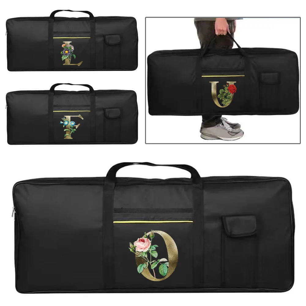 

Electronic Organ Bag Keyboard Piano Protection Pack Golden Flower Series Oxford Fabric Bags Instruments Waterproof Accessories