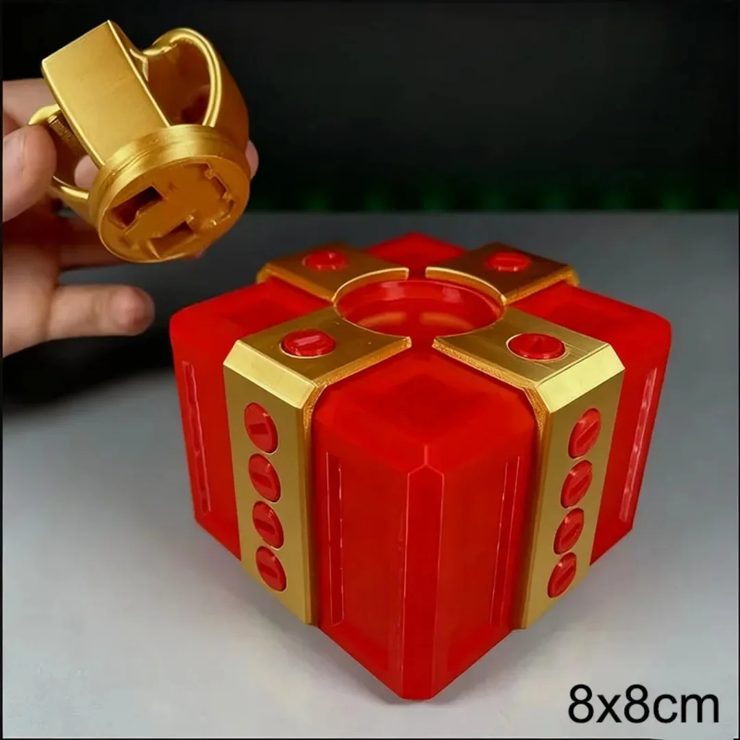 صندوق هدايا ممتع جديد مع براغي، صندوق هدايا مزعج، صندوق لولبي مزق، صندوق هدايا مطبوع ثلاثي الأبعاد حقيقي، حاوية بطاقات نقود مضحكة، 2026