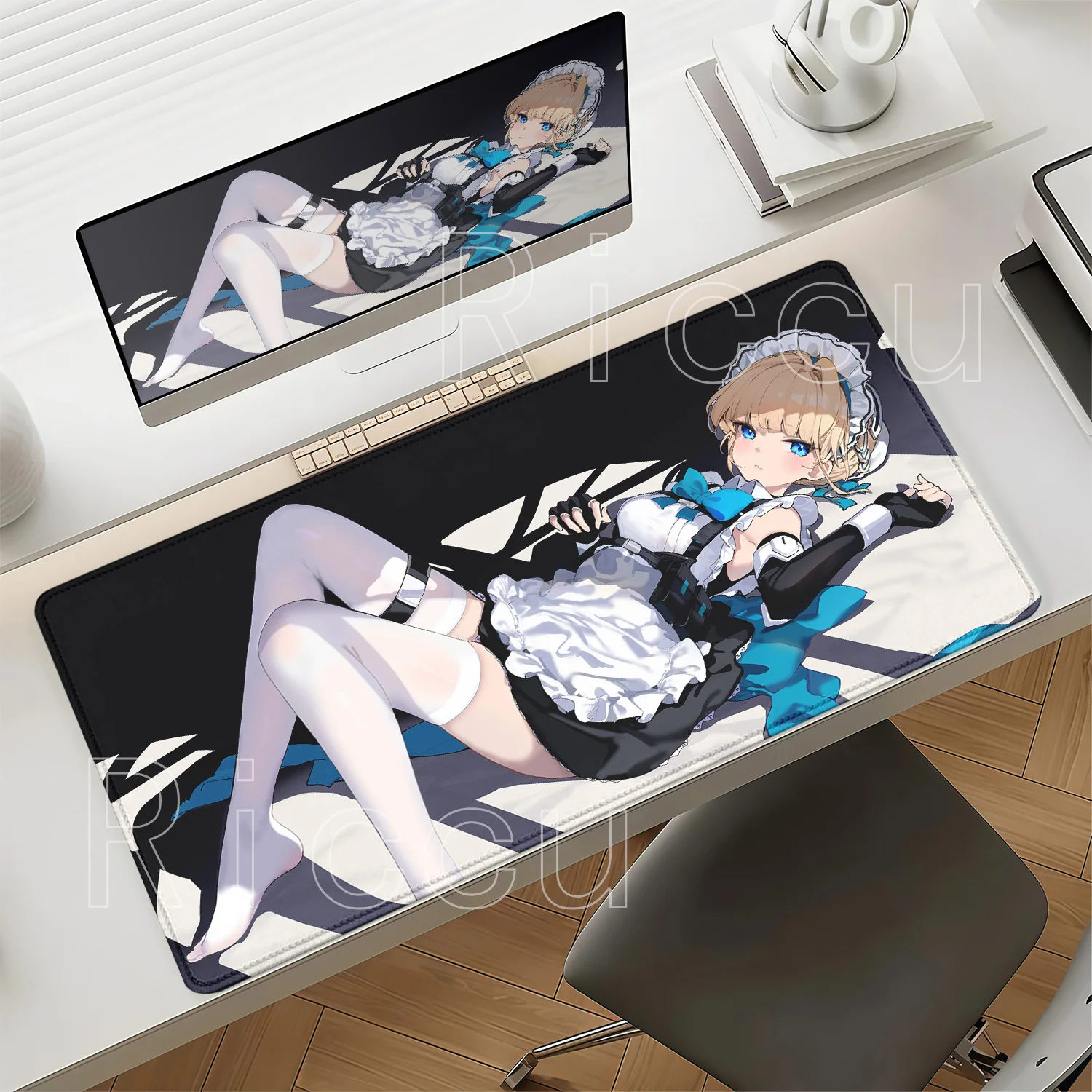 Bunny Girl Asuma Toki Blue Archive Mousepad HD Printing Non-slip Base Mouse Pad Keyboard Anime Girl Offices Accessories Desk Mat